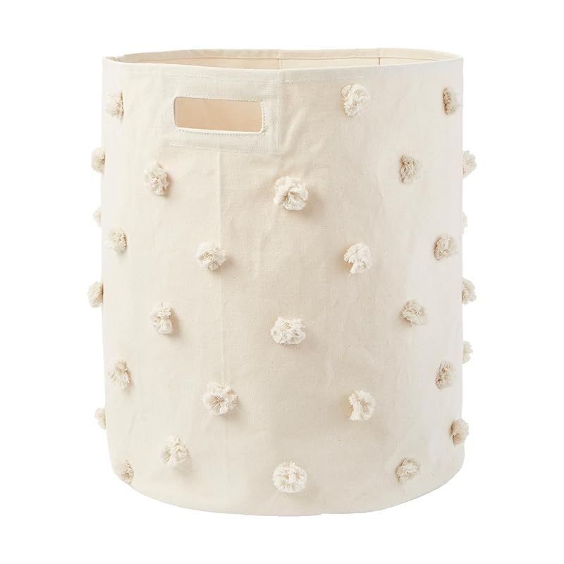 Pehr ペア 収納ボックス 折りたたみ 布 大容量 おしゃれ おもちゃ 収納 収納ケース ストレージボックス バスケット インテリア 小物入れ かご Pom Basket Hamper Natural