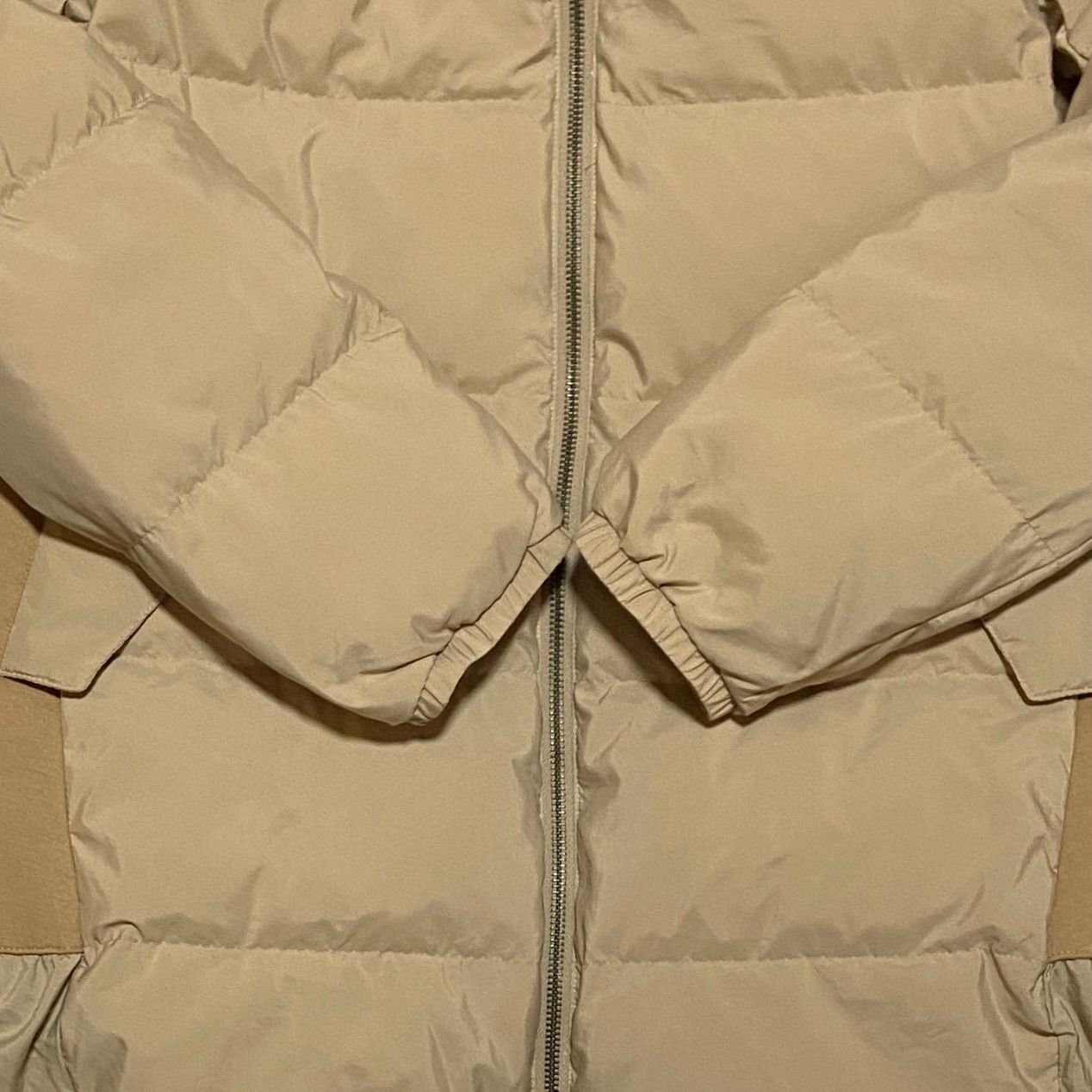 新品未使用 QTUME クチューム ダウン ダンボール 2way ノーカラー 切替