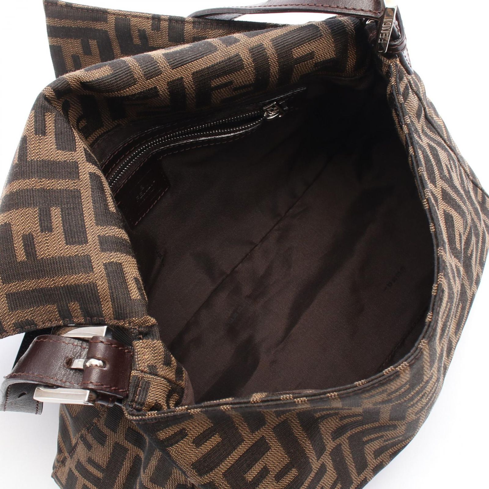 フェンディ FENDI ショルダーバッグ マンマバケット ズッカ ブラック