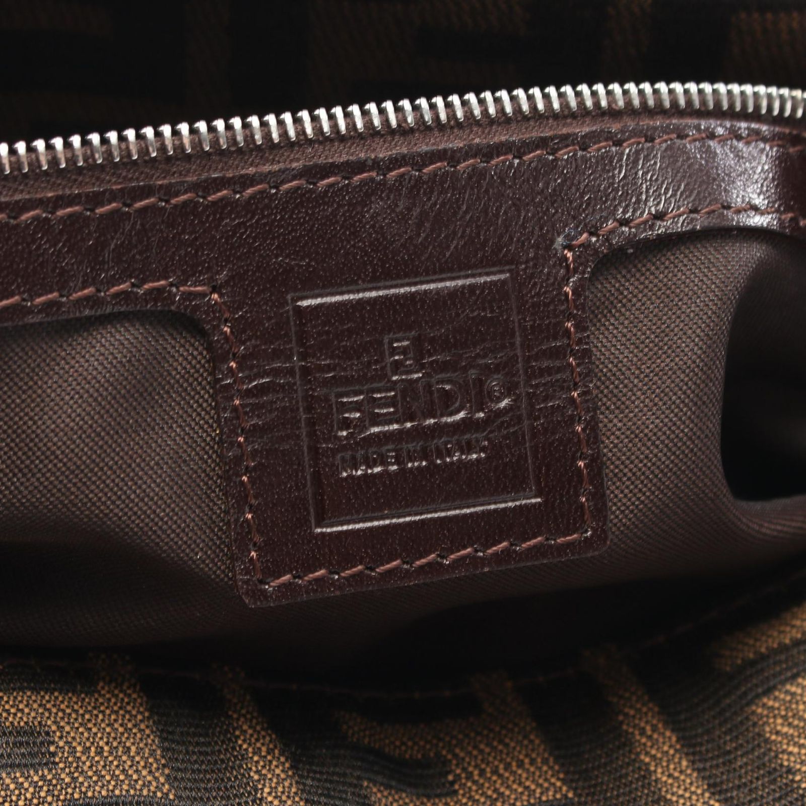 フェンディ FENDI ショルダーバッグ マンマバケット ズッカ ブラック