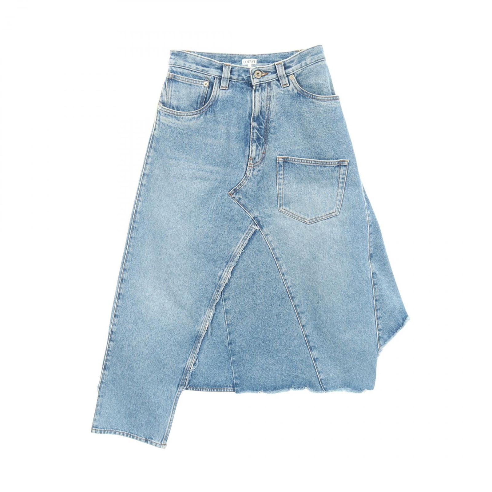 ロエベ LOEWE スカート コットン レディース A