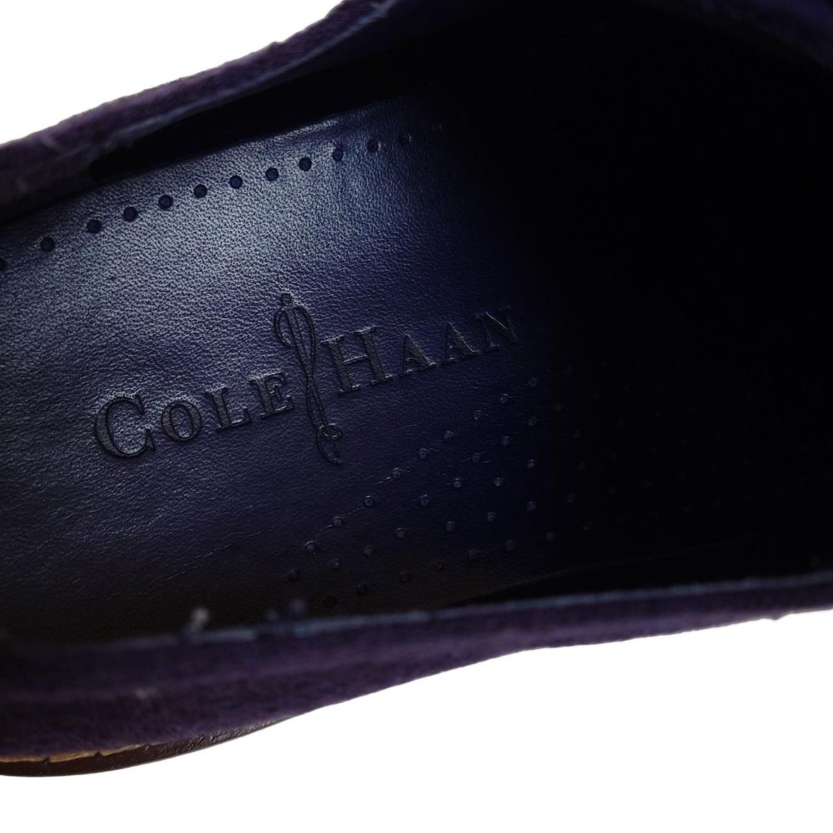  COLE HAAN コールハーン シューズ 8 1 2 M メンズ - ネイビー ウィングチップ NIKEAIR その他 靴