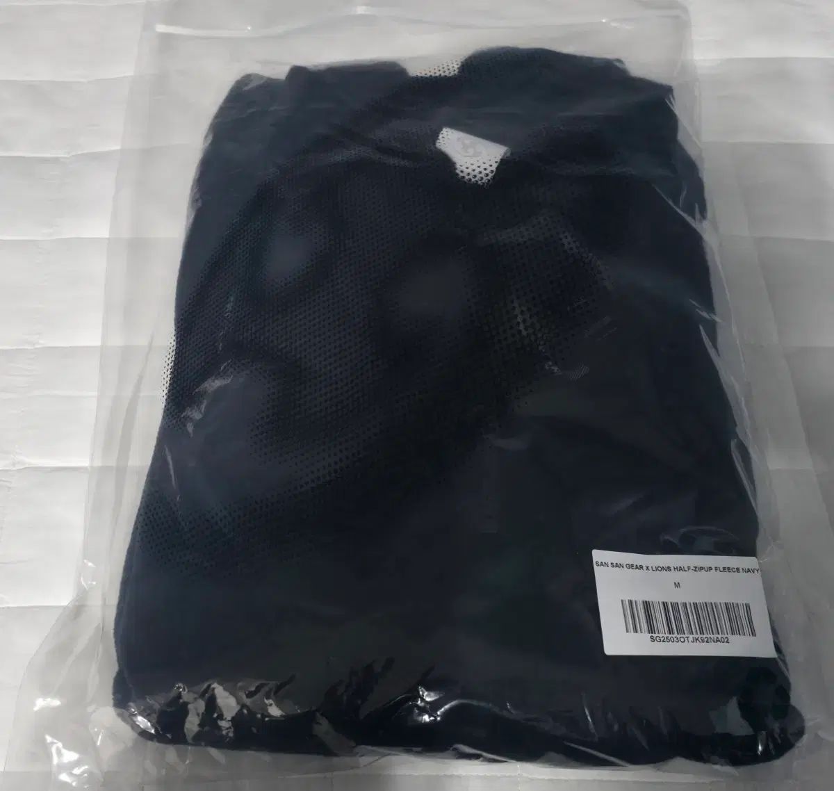 サンサンギアー x サムスン ライオンズ ハーフ ジップアップ フリース ネイビー M