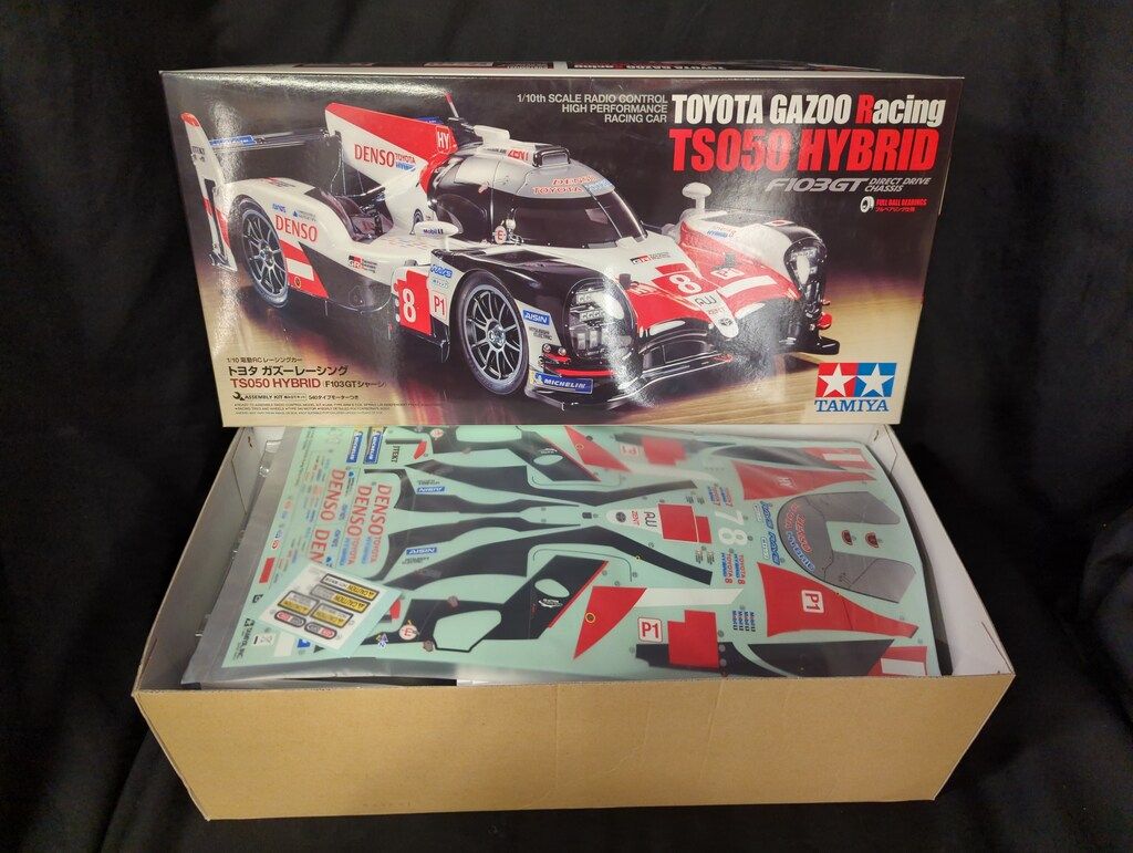 タミヤ 1 10電動RCレーシングカー トヨタ ガズーレーシング TS 050 HYBRID F 103 GTシャーシ 58665