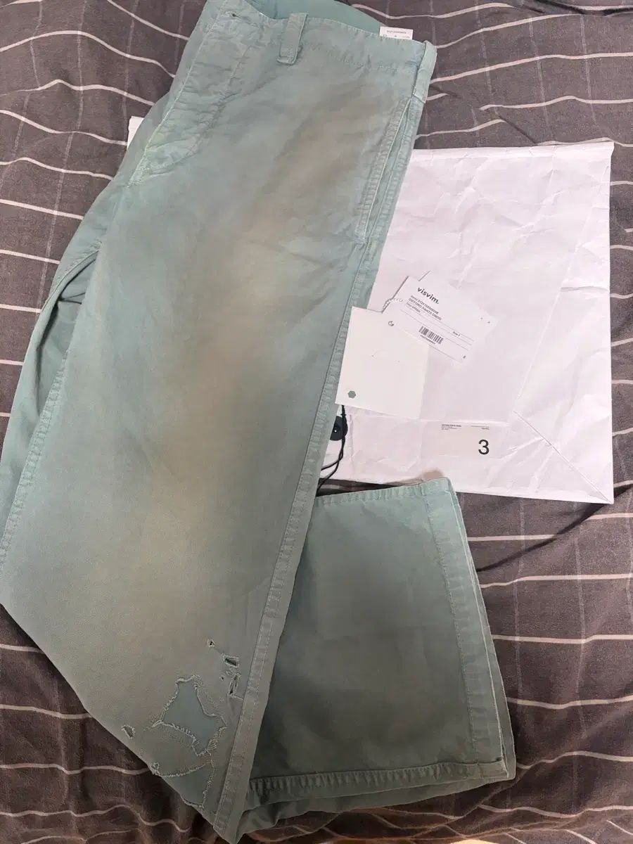 3 VISVIM ビズビム 21 ss gifford パンツ dmgd