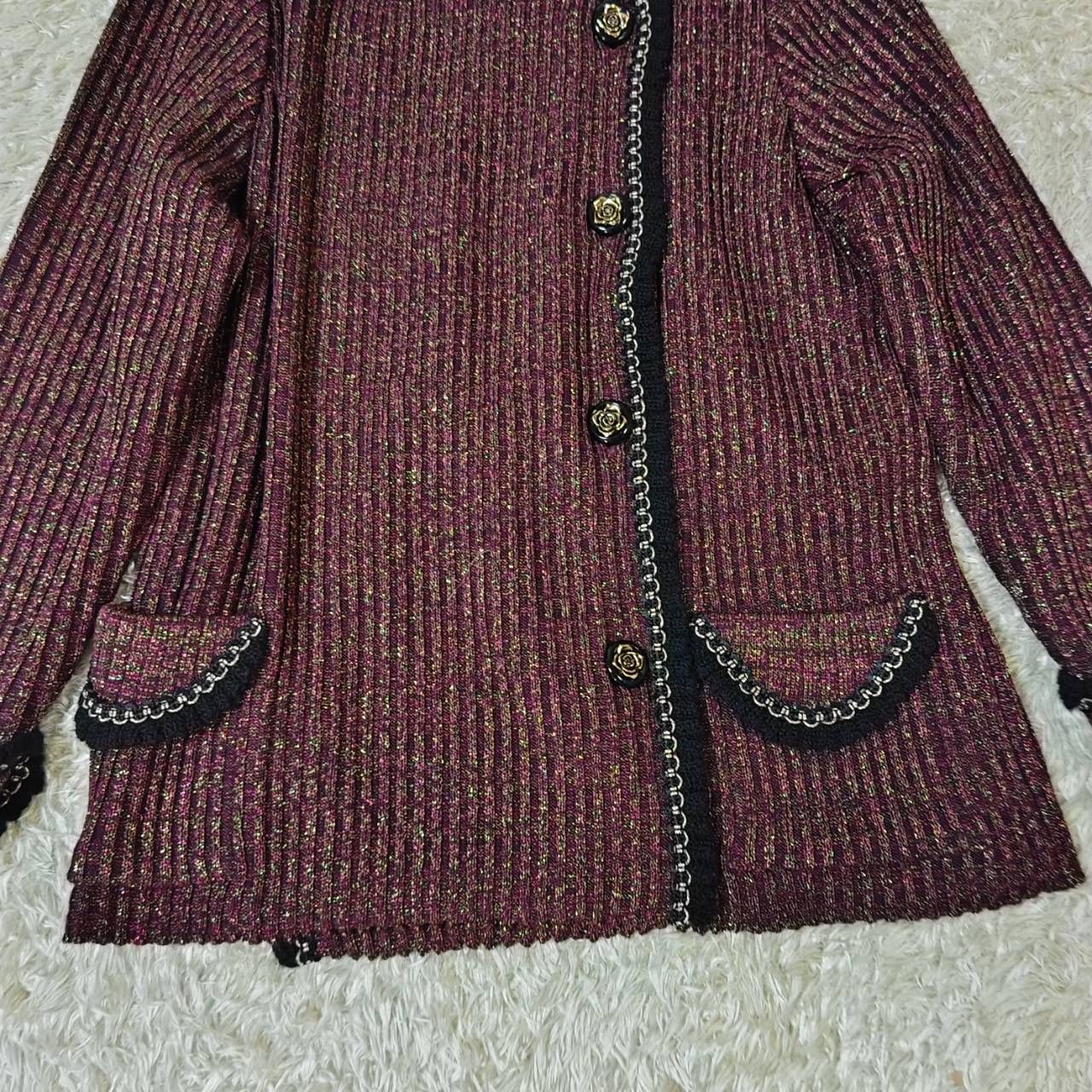 トヨコサイトウ 斎藤都世子 ニットジャケット ニット ロング スカート