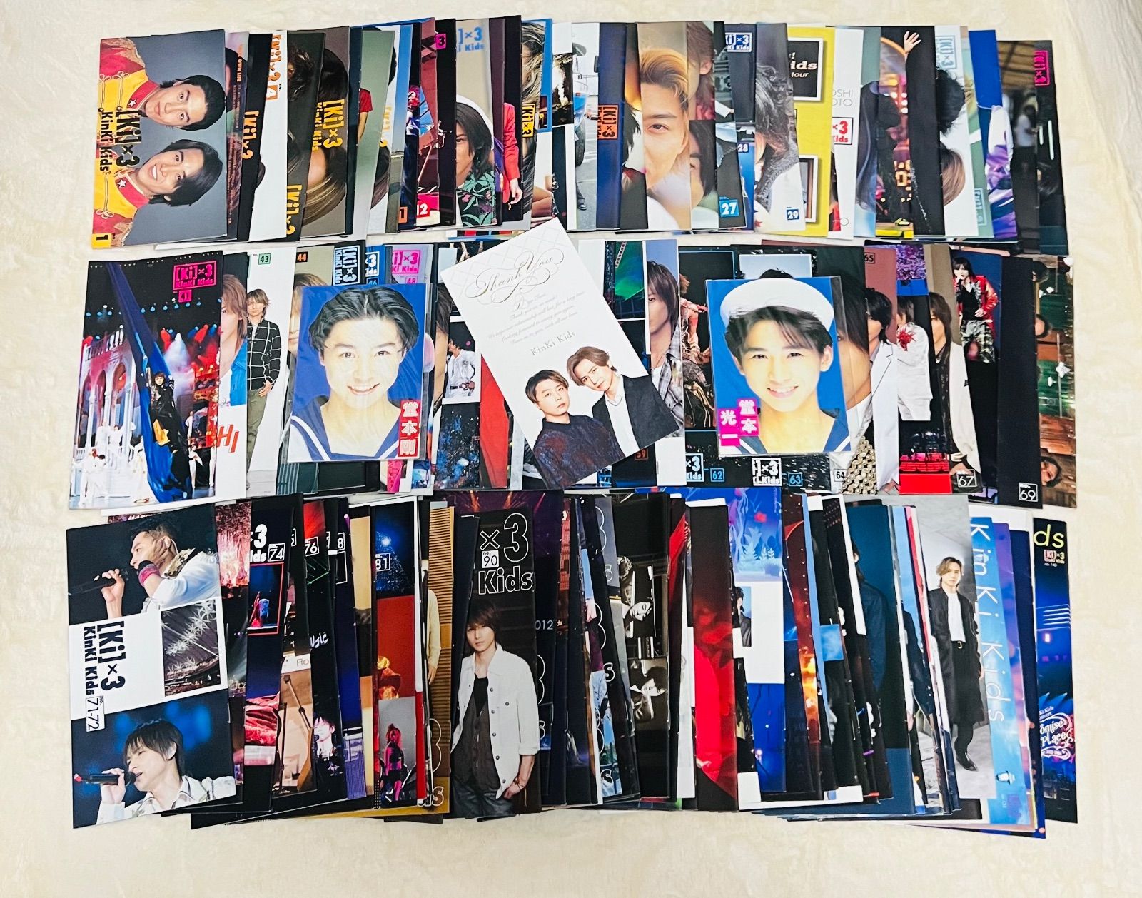 KinKi Kids ファンクラブ会報 1号〜140号 抜け有り セミコンプ品 まとめ売り