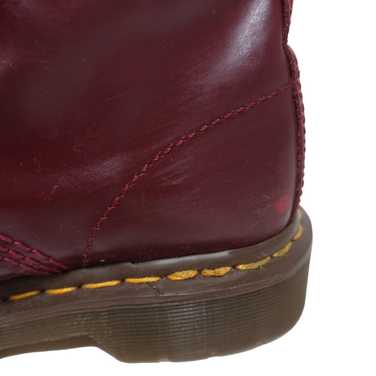  Dr.Martens ドクターマーチン ショートブーツ 37 レディース - ボルドー レザー ブーティ ブーツ