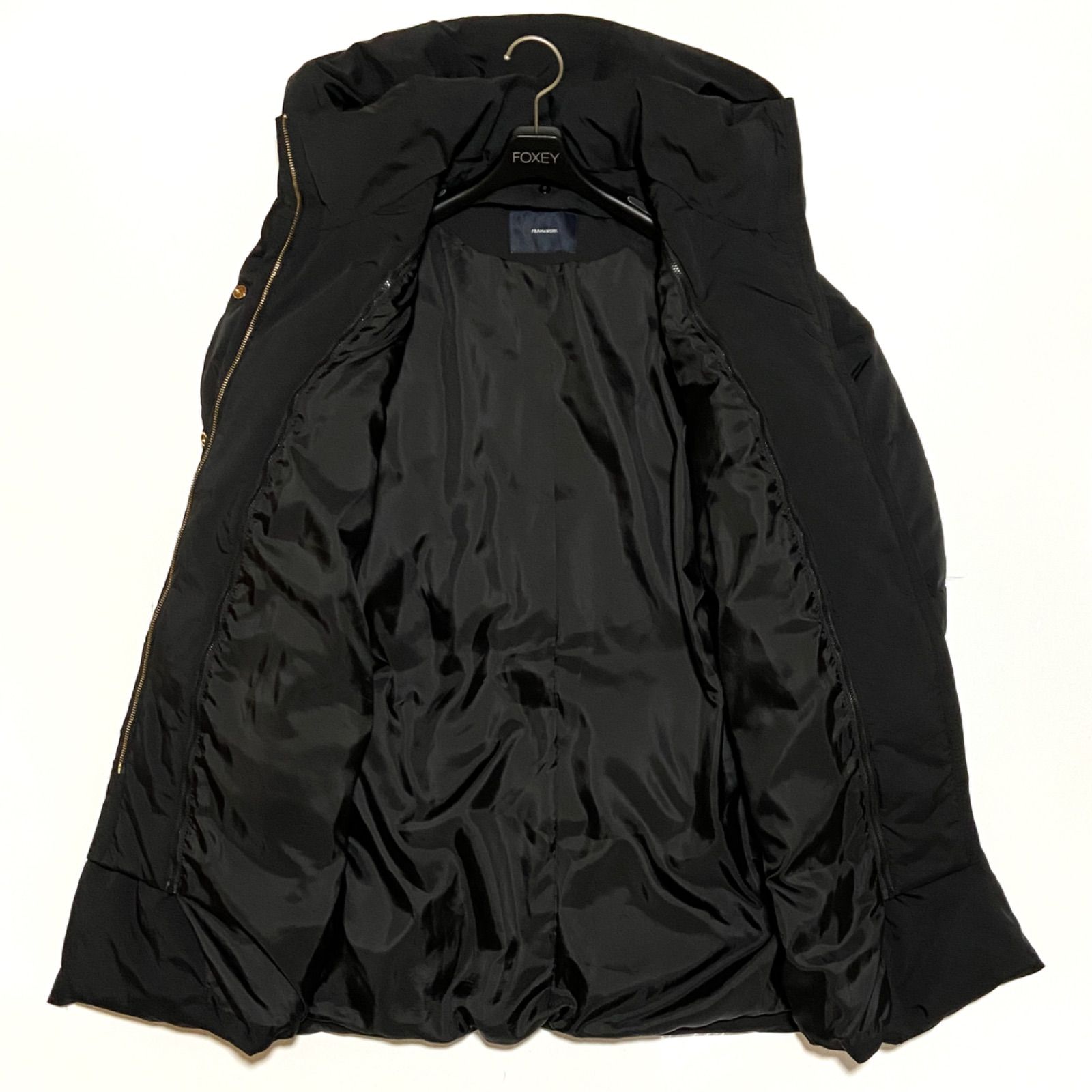 FRAMe WORK フレームワーク リモンタフードダウンコート ブラック