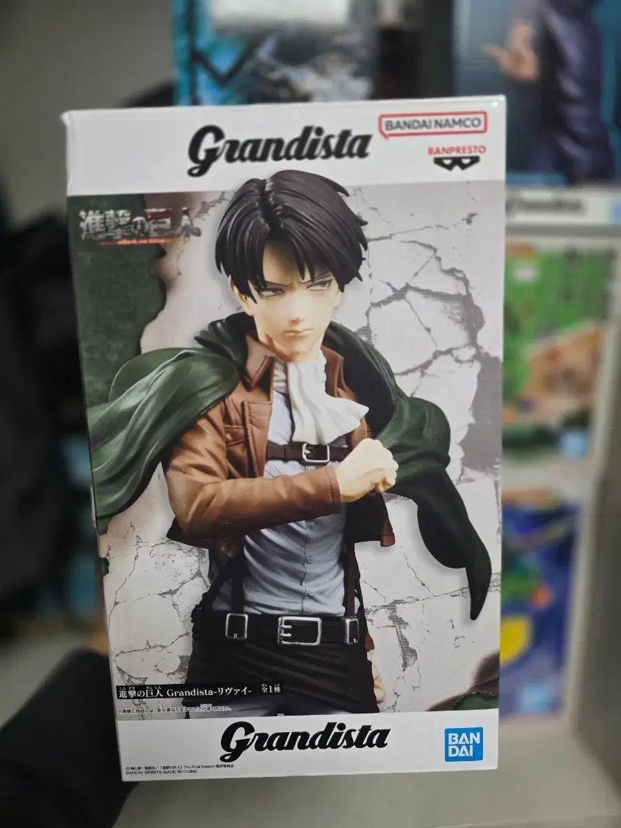 バンダイ Grandista 進撃の巨人 リヴァイ フィギュア 【公式通販】 進撃の巨人grandista リヴァイフィギュア