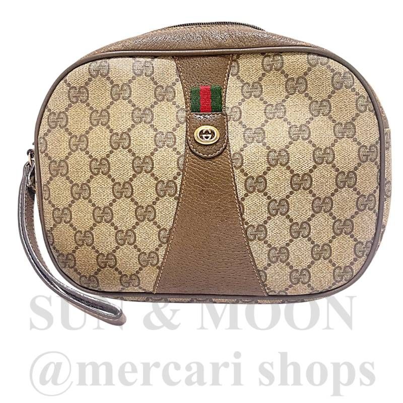 グッチ シェリーライン GG クラッチバッグ セカンドバッグ OJ 12