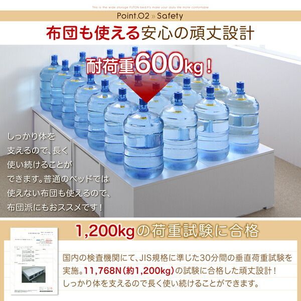 ベッド 収納付きベッド フィッツ マットレス付き 収納 収納付 収納ベッド 大容量 収納ボックス 引き出し 布団 敷き布団 おしゃれ 薄型プレミアムボンネルコイルマットレス付 引き出しなし ベッド マットレス付き フィッツ おすすめ 安い ディノス