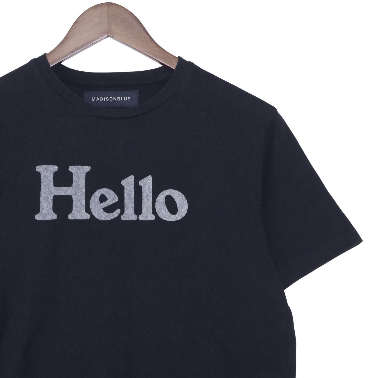 MADISON BLUE マディソンブルー HELLO CREW NECK TEE