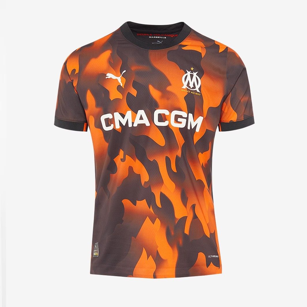 匿名配送 Puma マルセイユ 23|24 オーセンティック サード 半袖 ユニフォーム