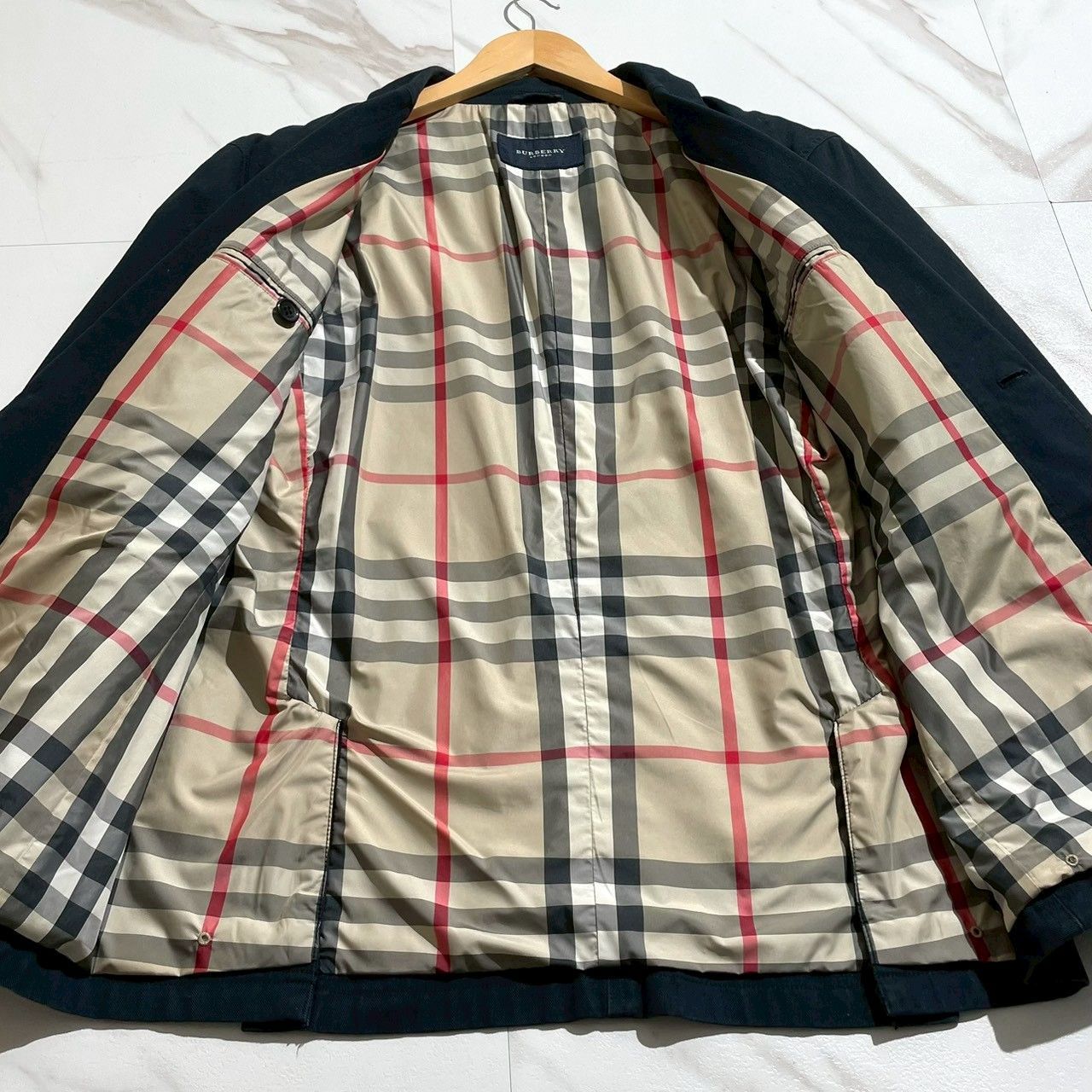 人気✨バーバリーロンドン BURBERRY LONDON 裏地ノバチェック柄 メンズ