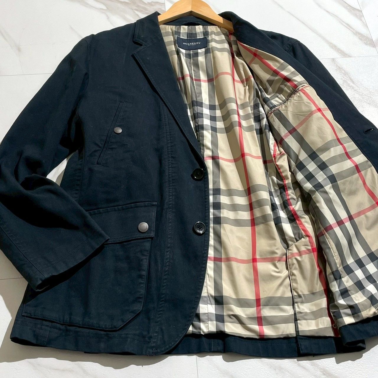 人気✨バーバリーロンドン BURBERRY LONDON 裏地ノバチェック柄 メンズ