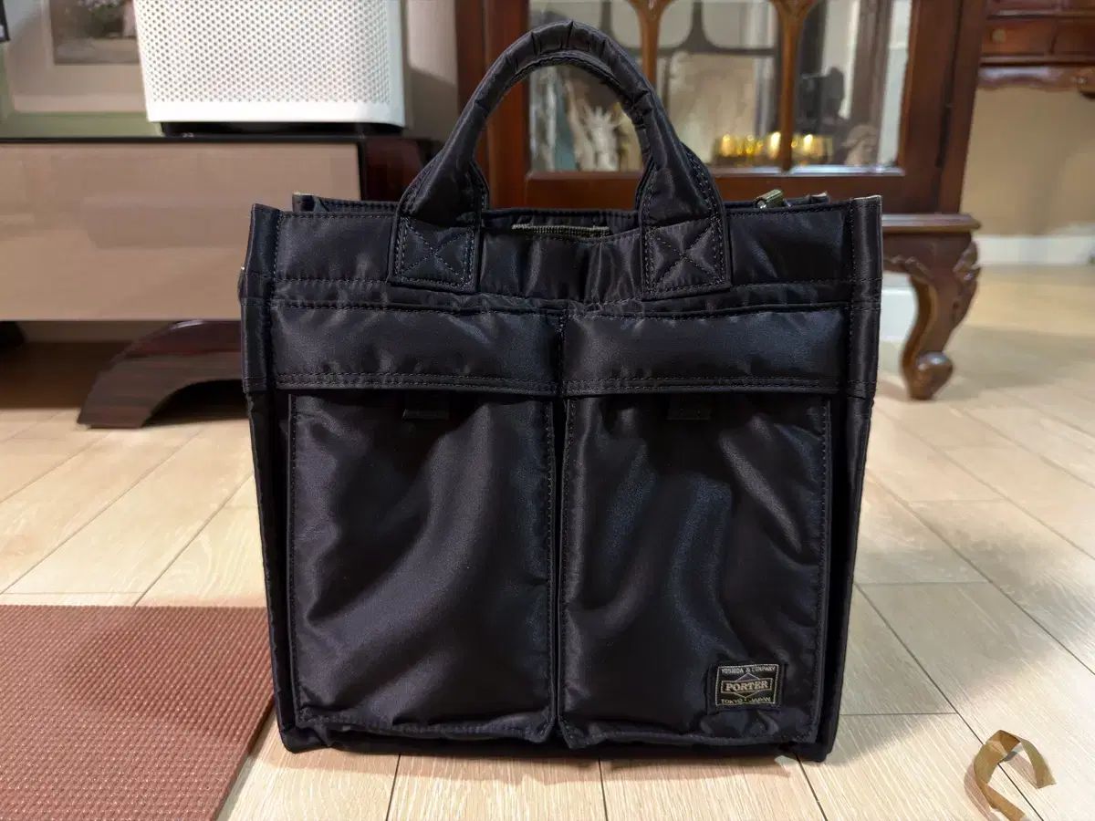 ポーター PX バーティカル トートバッグ Sサイズ ブラック 376-26813