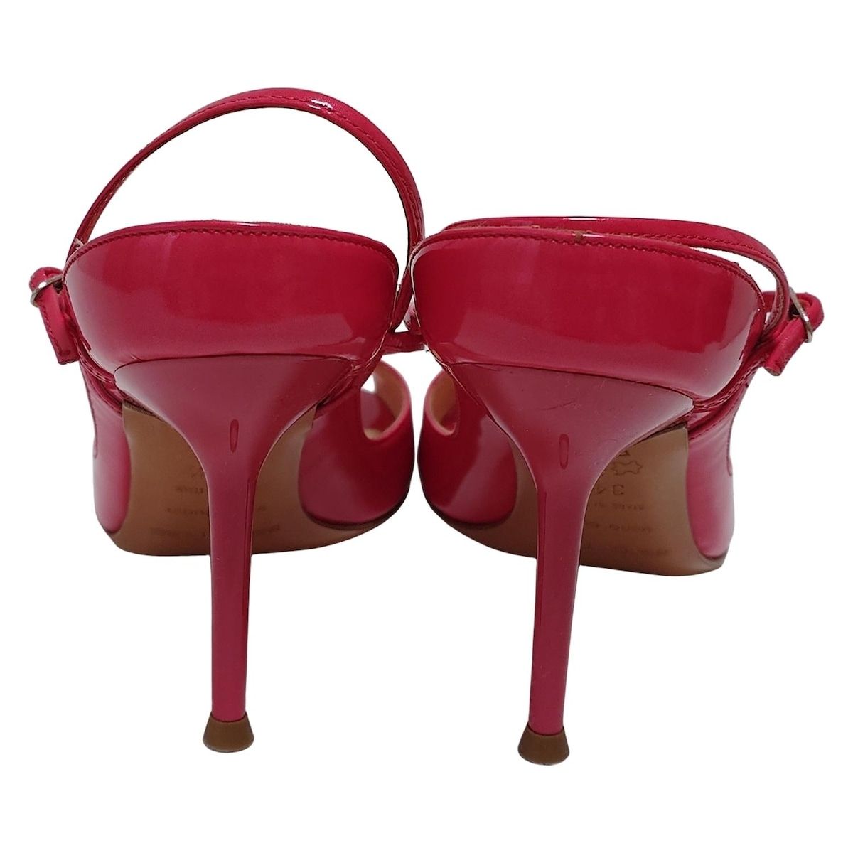  sergio rossi セルジオロッシ サンダル 34 1 2 レディース - ピンク レザー サンダル サンダル ミュール