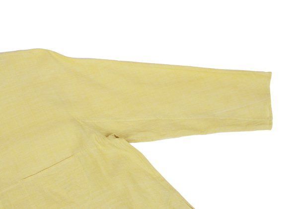 シャツワンピース 黄M