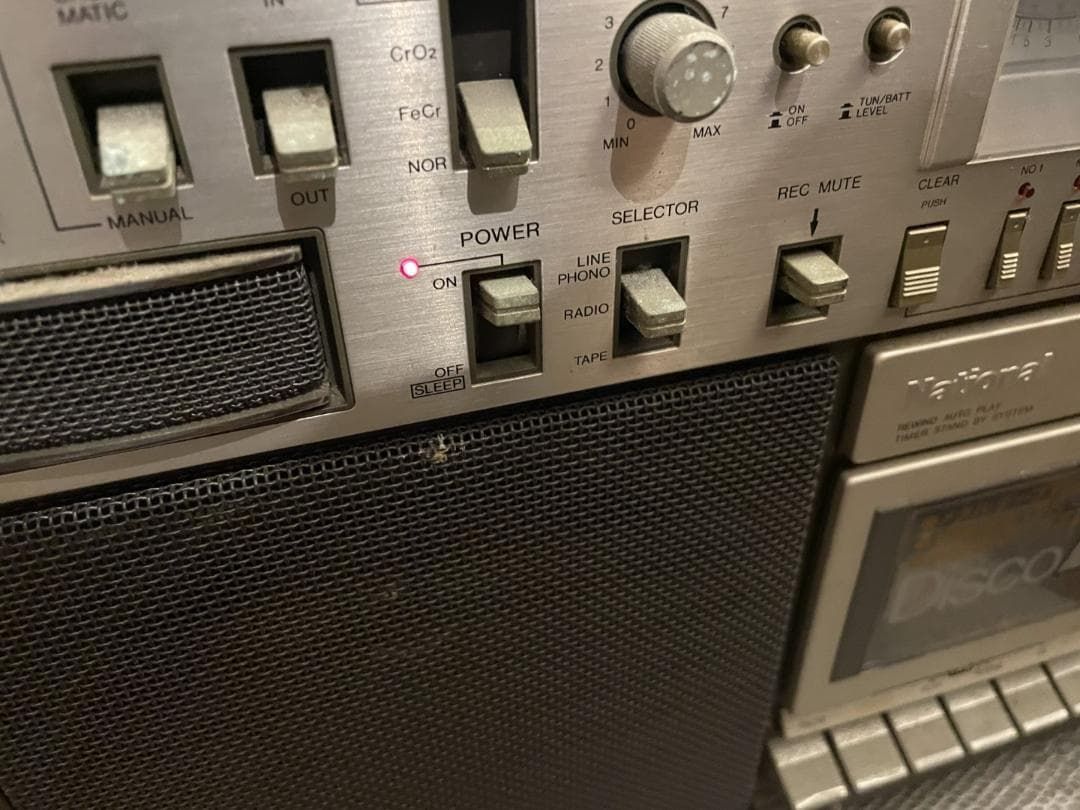 通電確認済 National ナショナル RX-5700 大型ラジカセ ジャンク