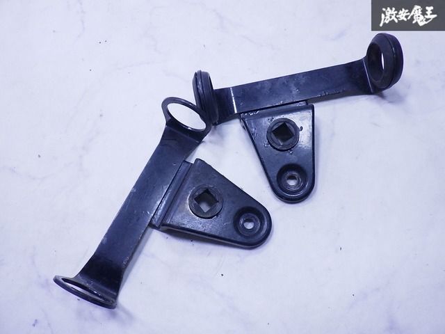 新品GS400:G400E系純正ウインカーブラケットステーブラック左右セット 新品GS400:G400E系純正ウインカーブラケットステーブラック左右セット