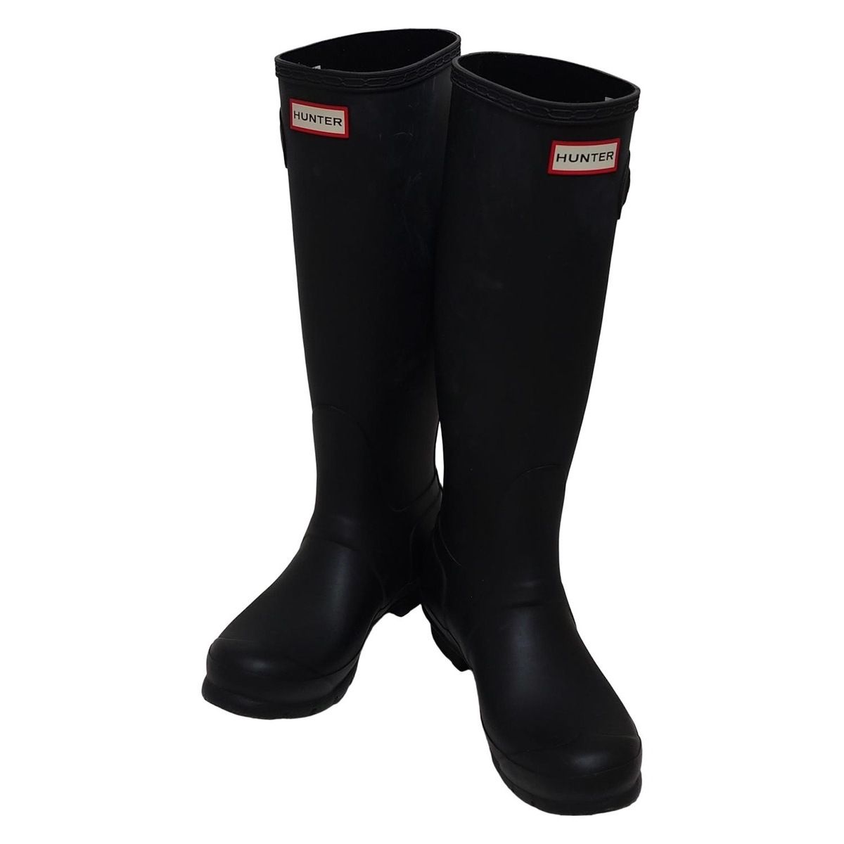 HUNTER(ハンター) レインブーツ 38 レディース - 黒 - メルカリ