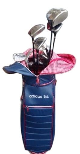 アディダス キャディバッグ付き ゴルフクラブセット メンズ 入門 ドライバー アイアン パター