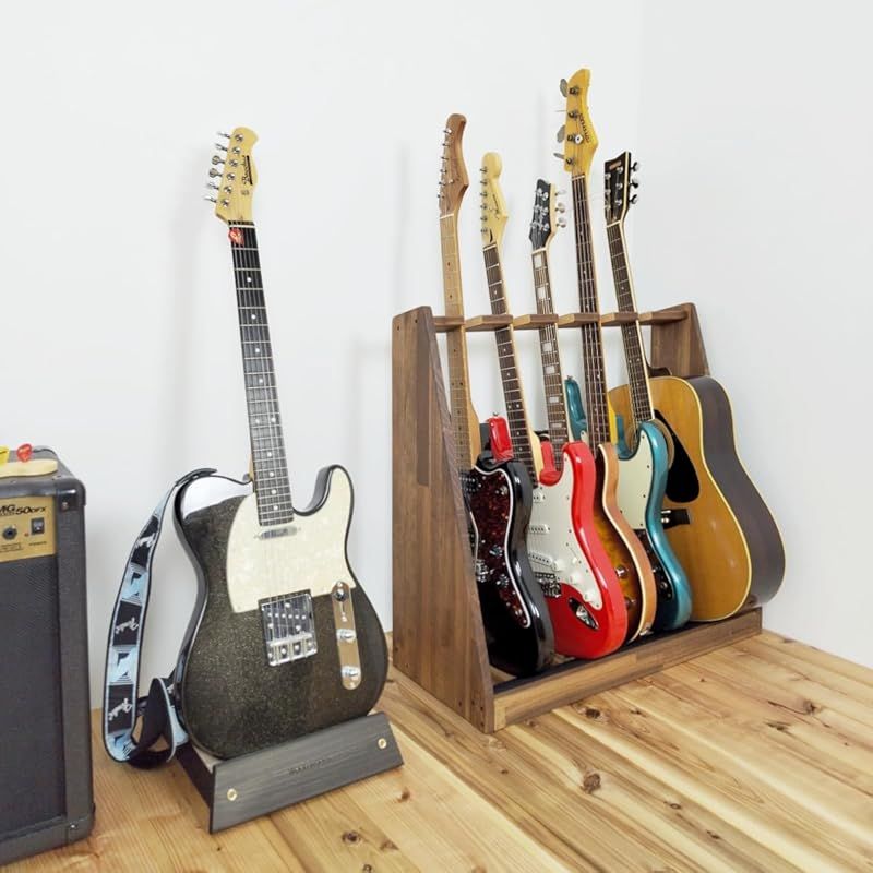 ギタースタンド エレキギター用 5本掛 ブラウン EG 5 B 0