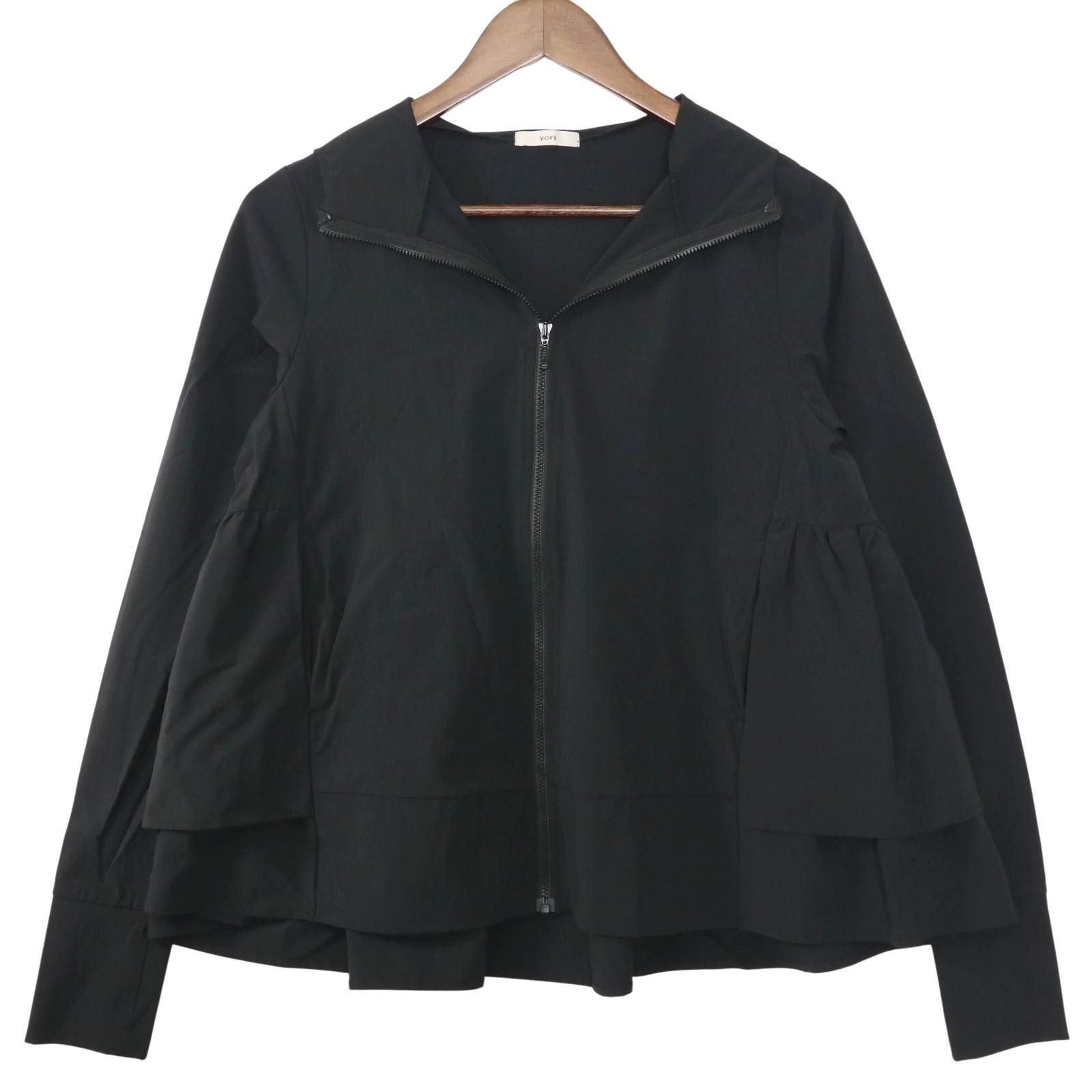 yori ヨリ COOL撥水パーカー ブラック　最終値下げ yori ヨリ COOL撥水パーカー＊ 【公式通販】