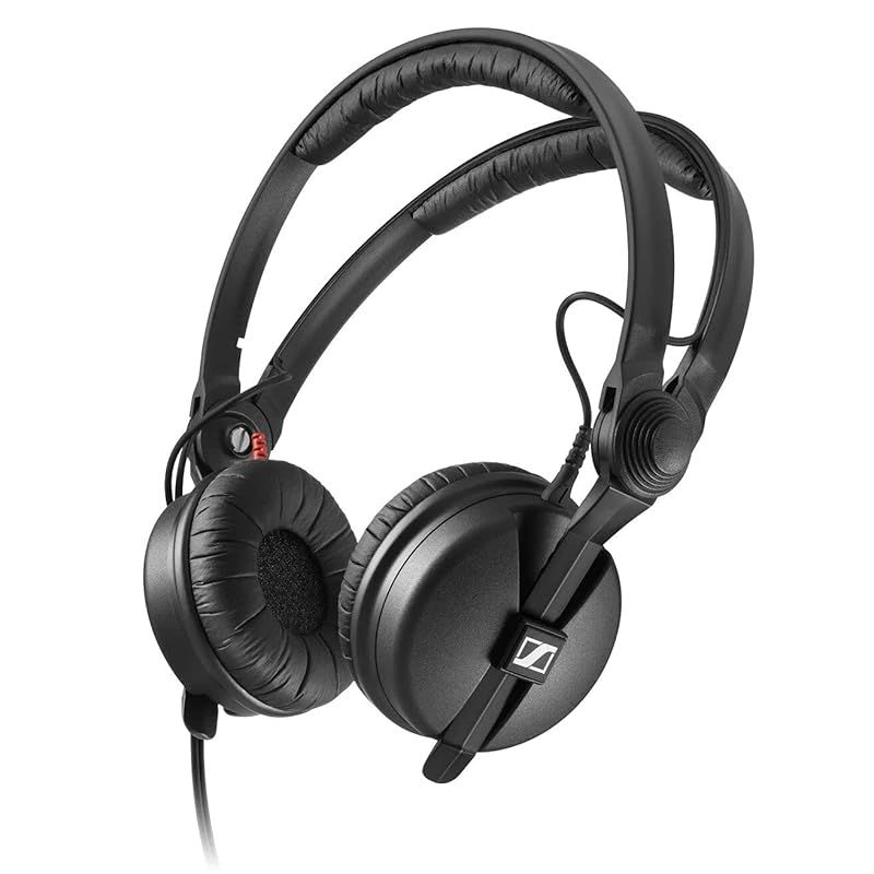 Sennheiser ゼンハイザー HD 25 密閉型 プロフェッショナル モニターヘッドホン 506909 ブラック 軽量 DJ 1