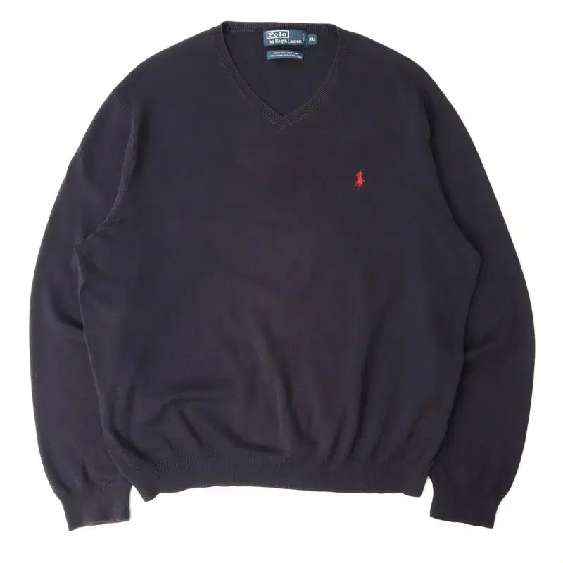 POLO RALPH LAUREN ポロラルフローレン ネイビー ピマコットン Vネック