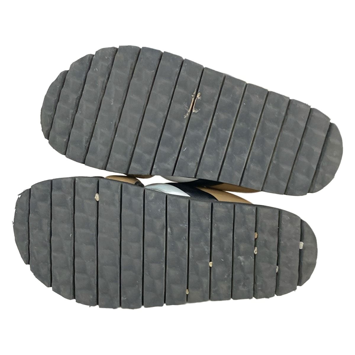  PIERRE HARDY ピエールアルディ サンダル 37 レディース - ライトブラウン×黒×白 レザー サンダル サンダル ミュール