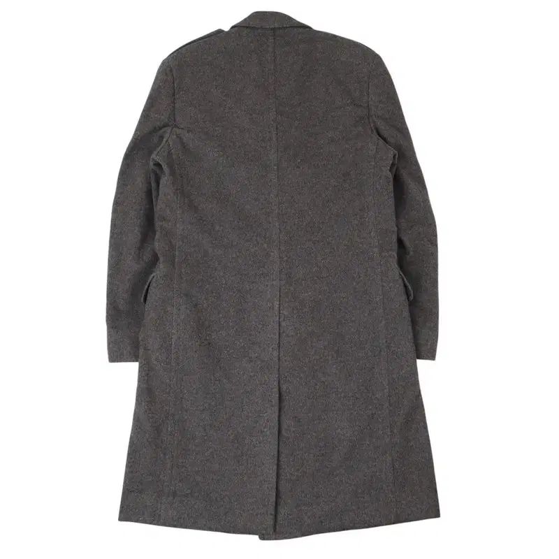 バーバリー グレー ウール カシミア ダブル ブレスト コート BURBERRY