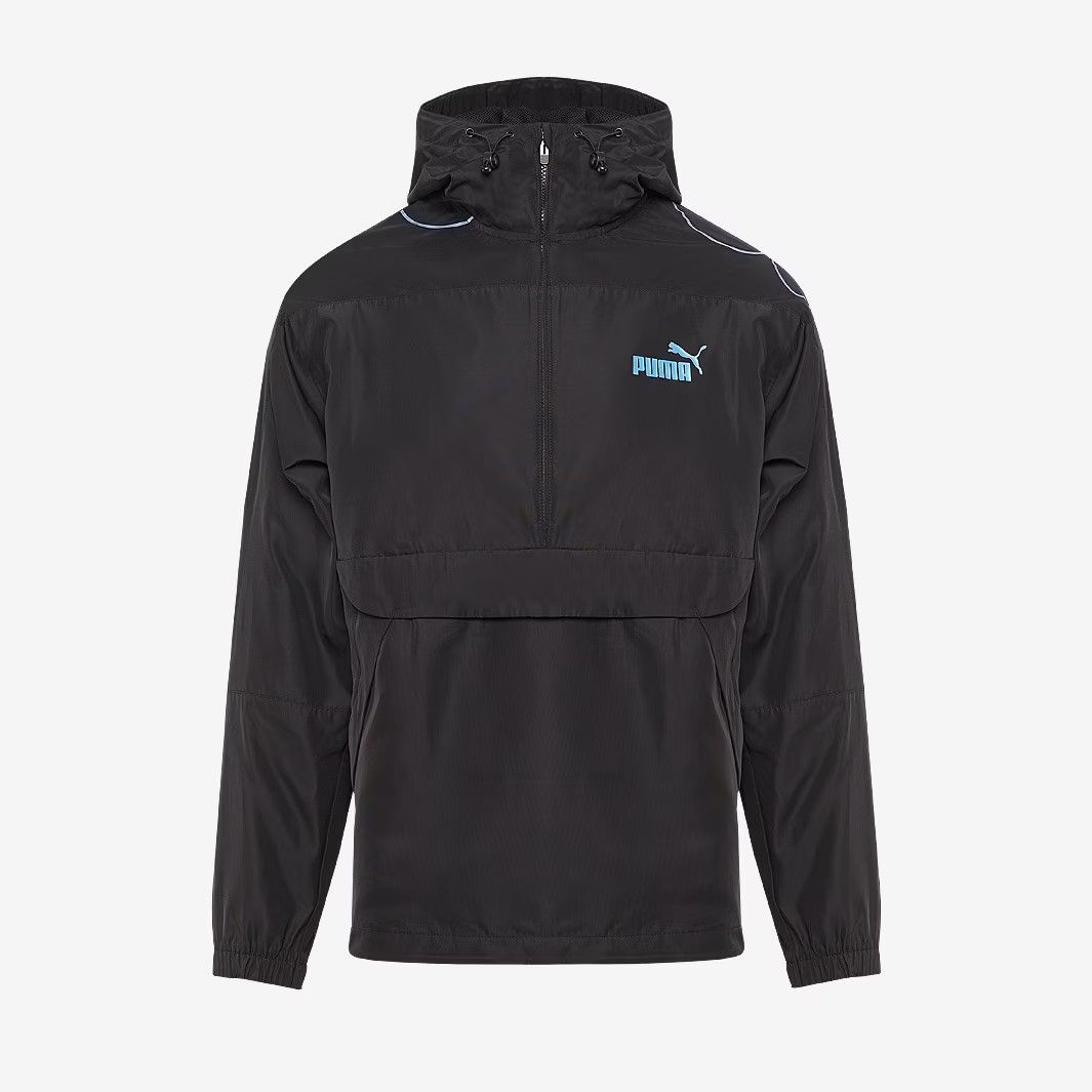 匿名配送 Puma マルセイユ 23|24 ftblStatement フーデッド ジャケット 黒