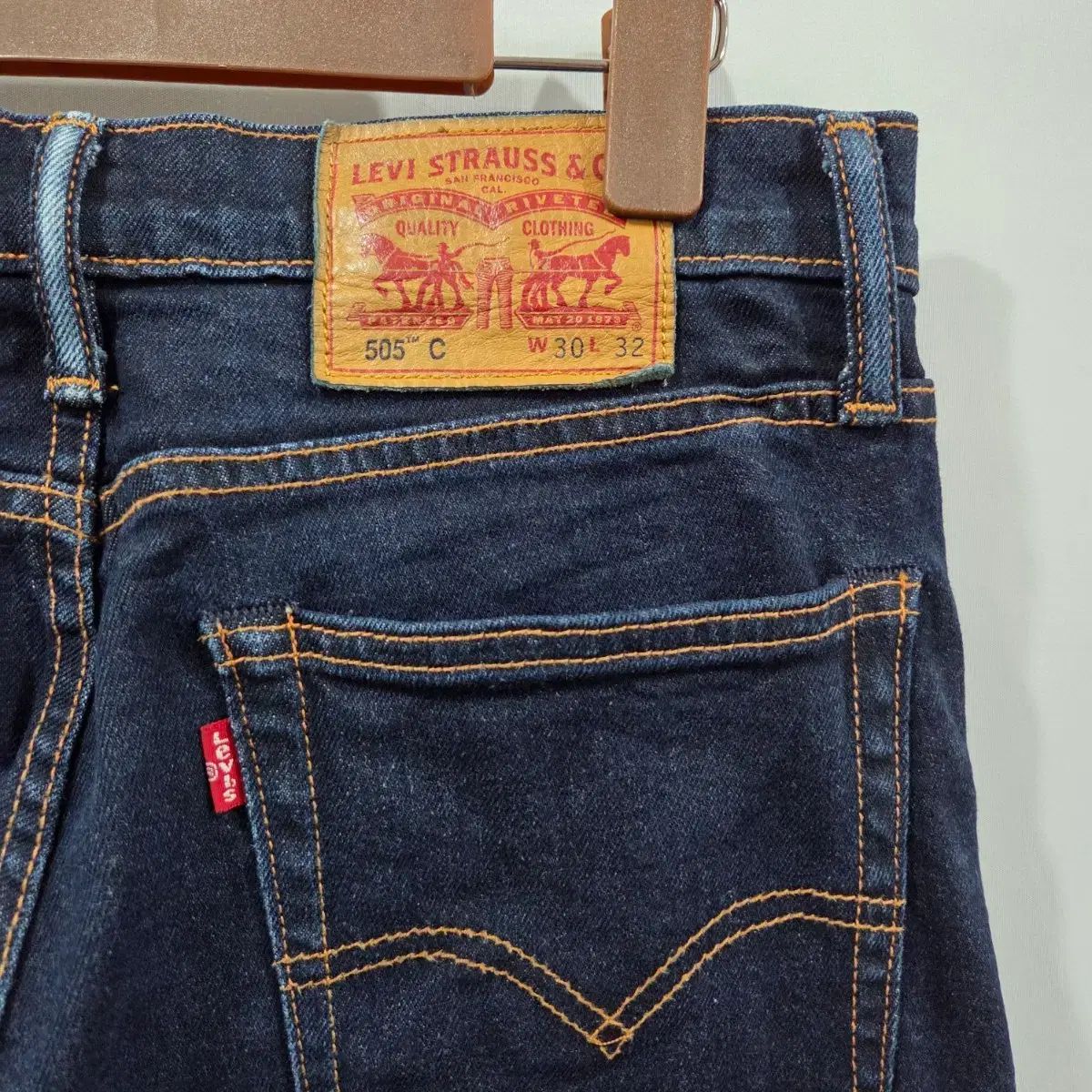 リーバイス 505 セルビッジ デニムパンツ 30/32