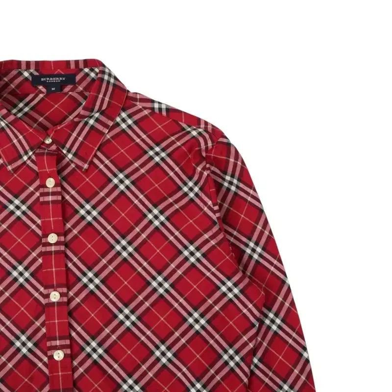 バーバリー ロンドン ウィメンズ レッド ノヴァチェック シャツ - メルカリ