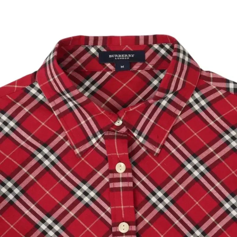 バーバリー ロンドン ウィメンズ レッド ノヴァチェック シャツ - メルカリ