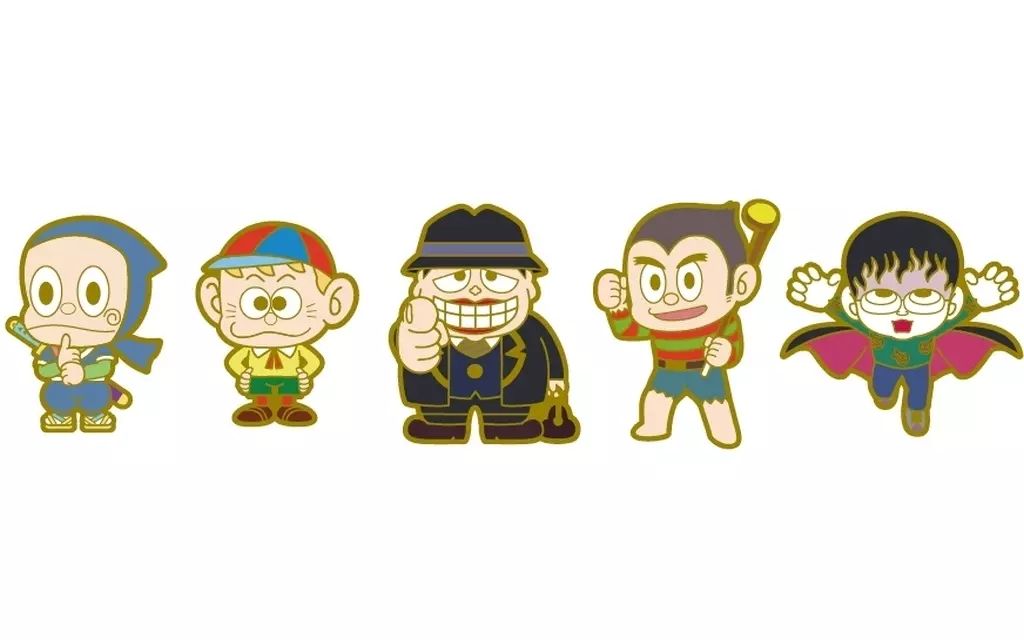 【中古】バッジ・ビンズ 集合 ピンズセット 「藤子不二雄A キャラクター」