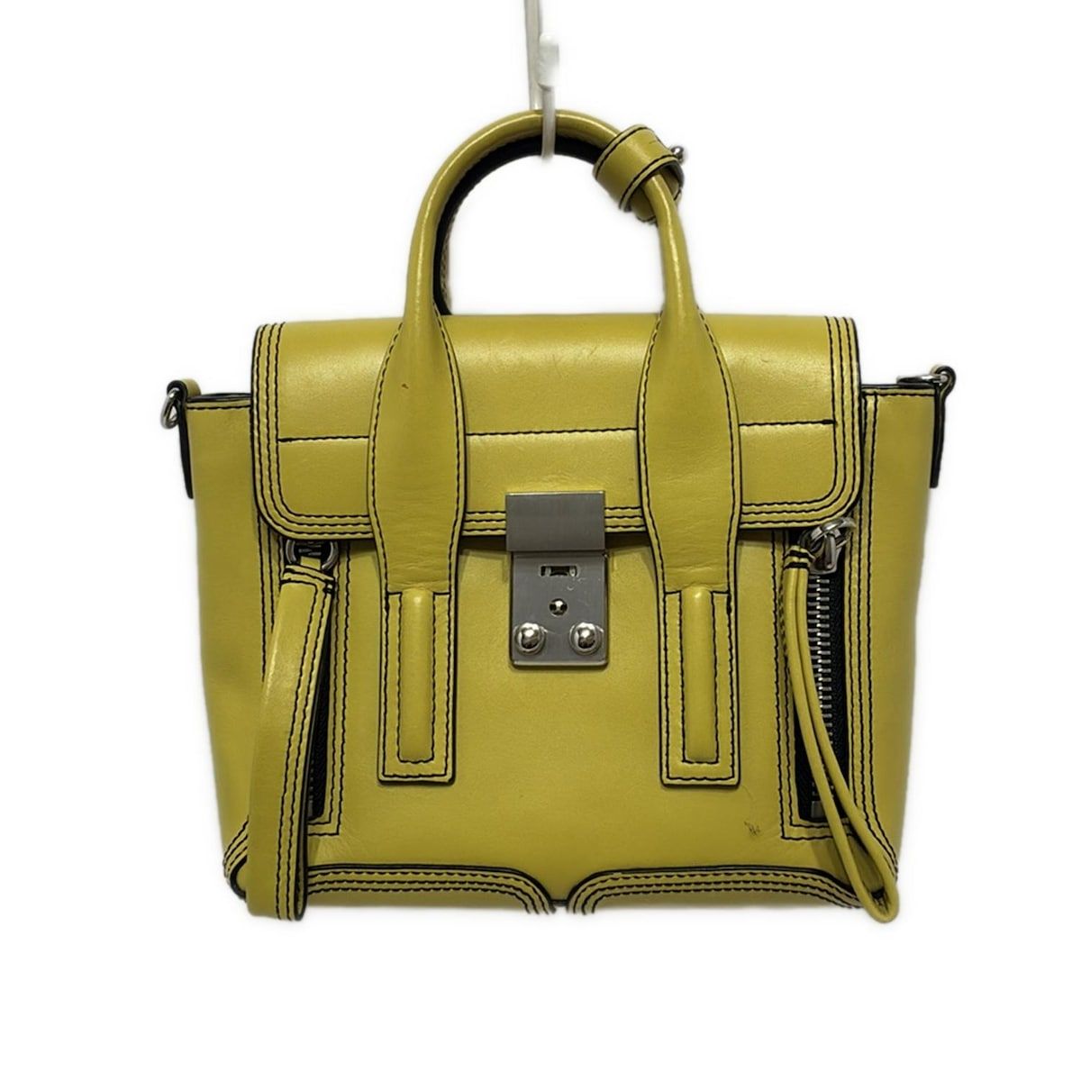 3.1 Phillip lim(スリーワンフィリップリム) ハンドバッグ パシュリミニサッチェル イエロー レザー