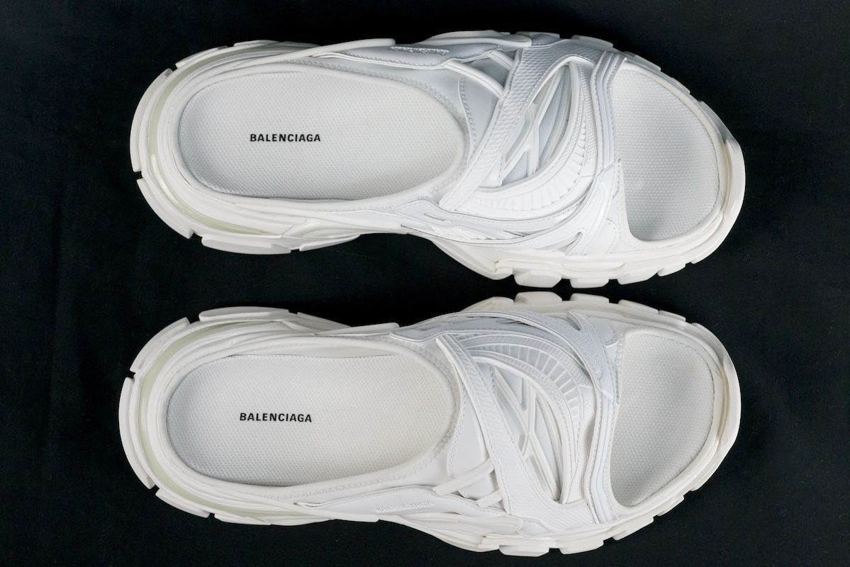  バレンシアガ TRACK トラック SANDAL SLIDE サンダル スライド ホワイト 約27.5 cm 618083 W 2 NA 1 サンダル サンダル