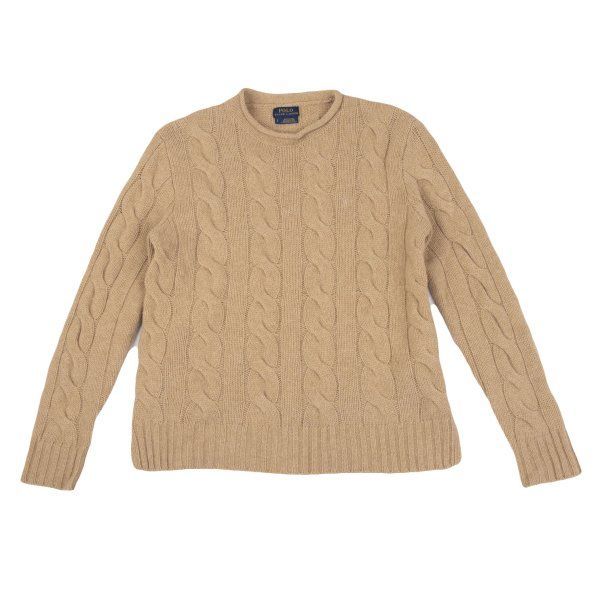 ポロラルフローレンPOLO RALPH LAUREN ウールカシミヤケーブルニット