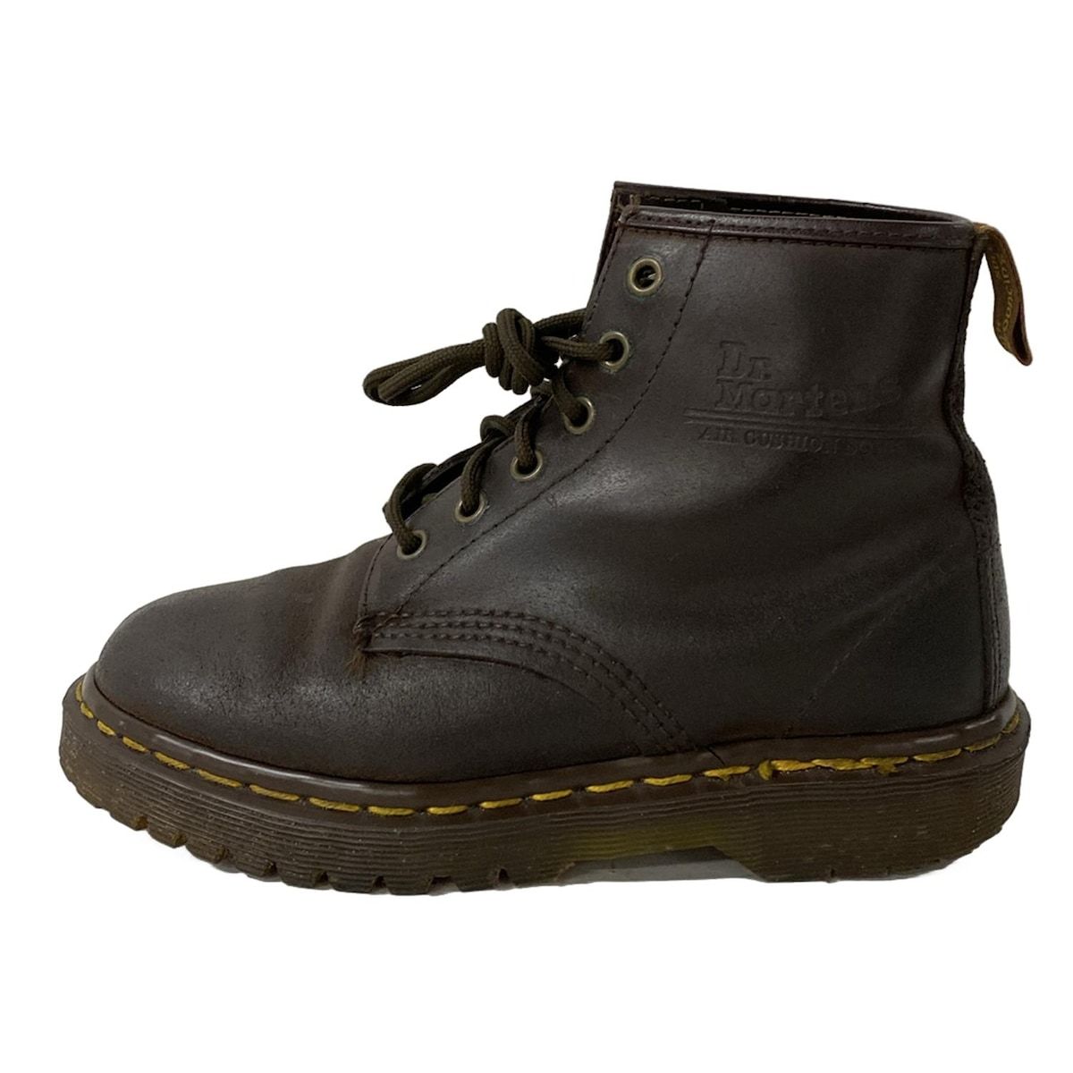 Dr.Martens ドクターマーチン ショートブーツ 3 レディース - ダークブラウン レースアップ レザー