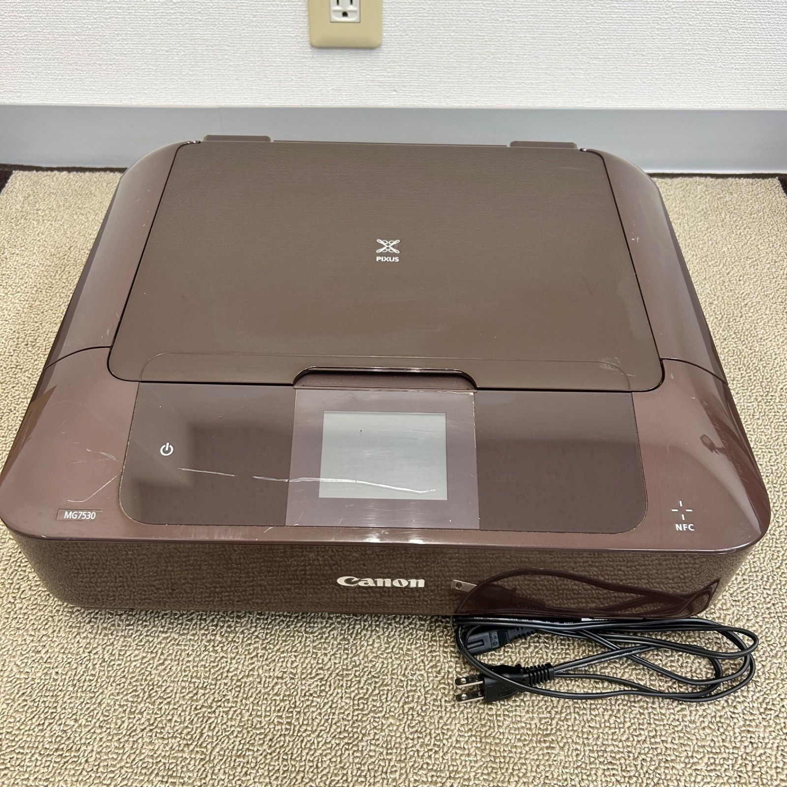 Canon MG7530 🤎ブラウン🤎 印刷8300枚以下 年末準備に！複合機 - メルカリ