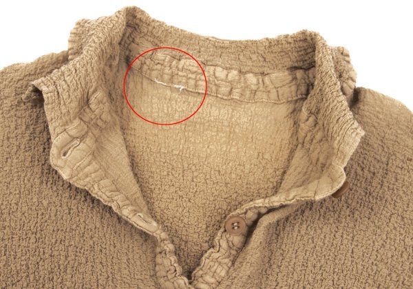 イッセイミヤケ ミーISSEY 人気 MIYAKE me カリフラワー半袖ポロシャツ