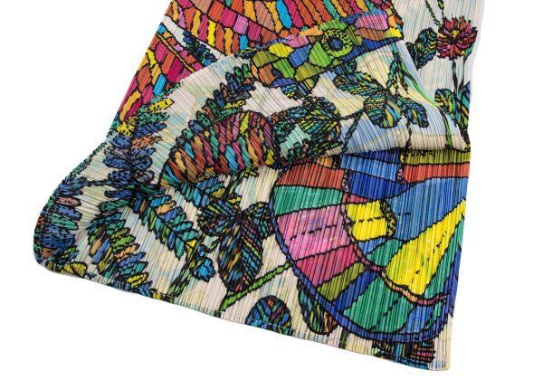 ボタニカルプリントノースリーブワンピース