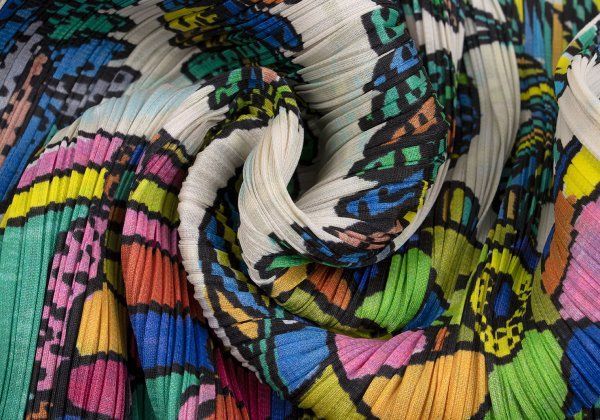 ボタニカルプリントノースリーブワンピース