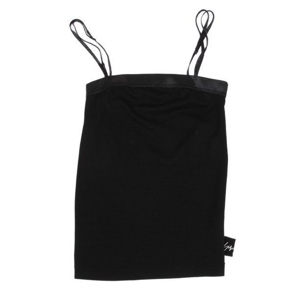 ヨウジヤマモト ファムYohji Yamamoto FEMME ロゴタグキャミソール 黒2