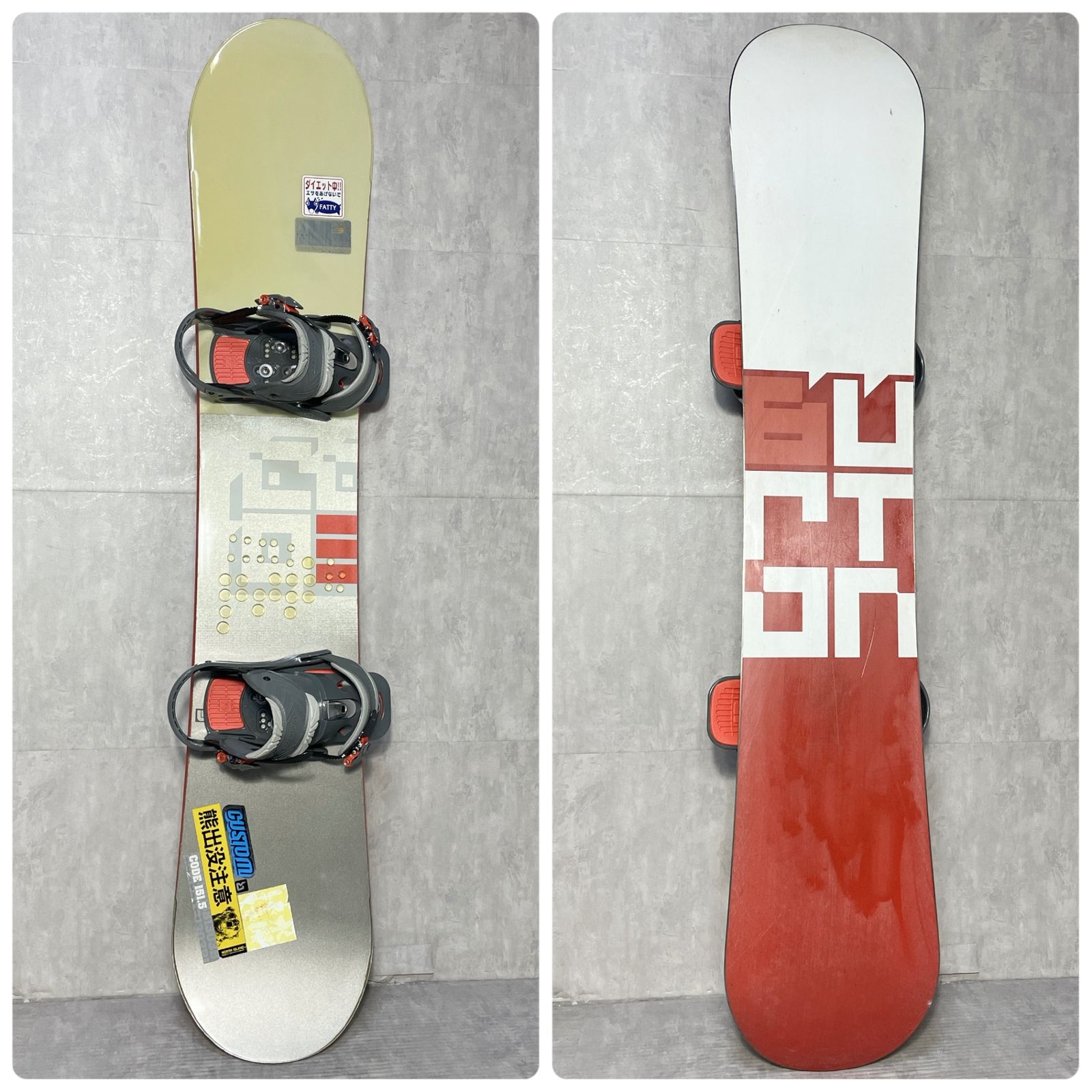 スノーボードセット BURTON CODE バートン コード メンズ 2点 151.5cm 