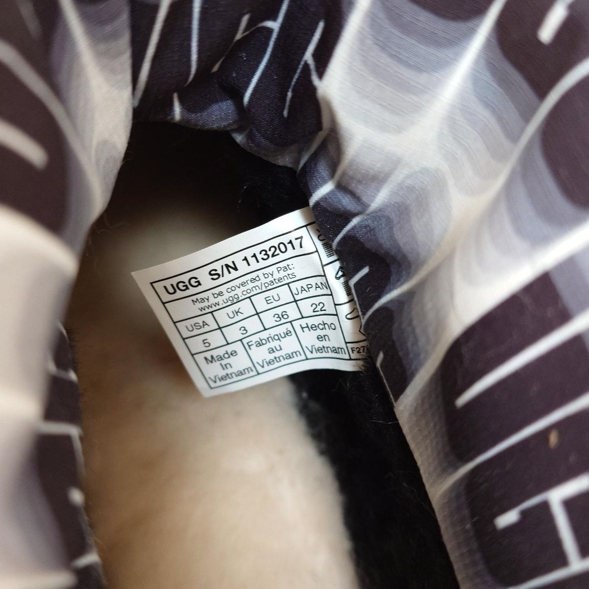  UGG アグ ショートブーツ 22 レディース - 1132017 黒 ブーティ ブーツ