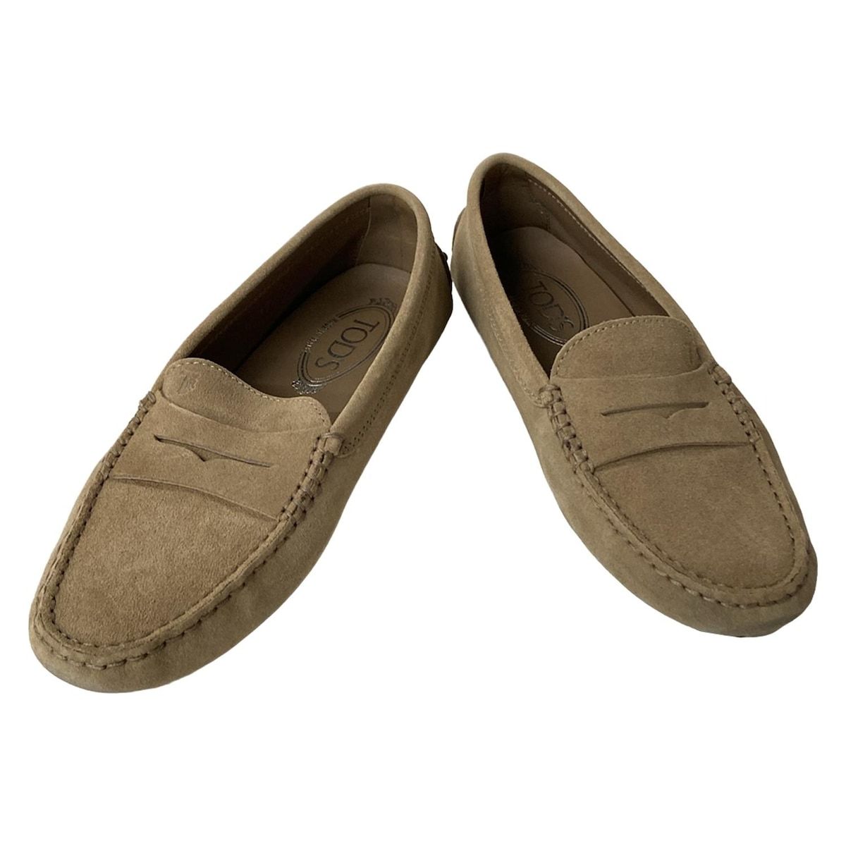 TOD'S トッズ ドライビングシューズ 37 TOD'S(トッズ) ドライビングシューズ 37 レディース - グレーベージュ